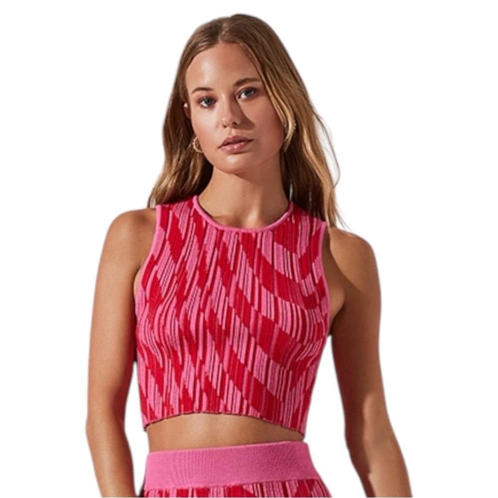 ASTR The Label Alana Ribbed Sleeveless Top. NWT